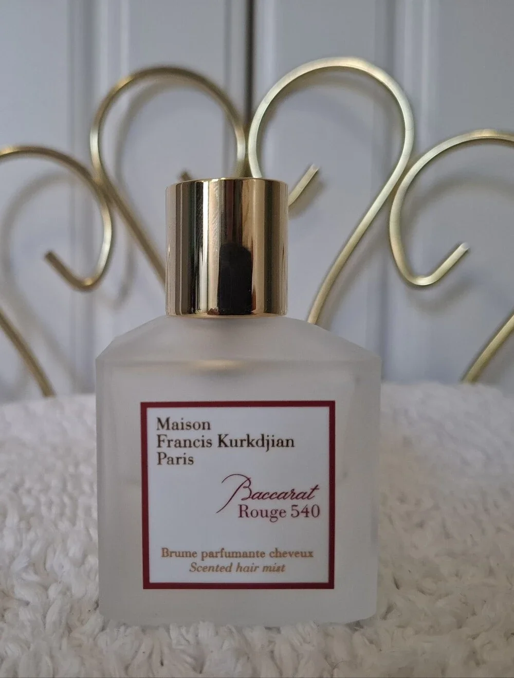 Maison Francis Kurkdjian Baccarat Rouge 540 Hair Mist - Gold and Red Accents